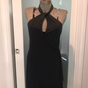 Black Armani halter, your next red carpet dress.